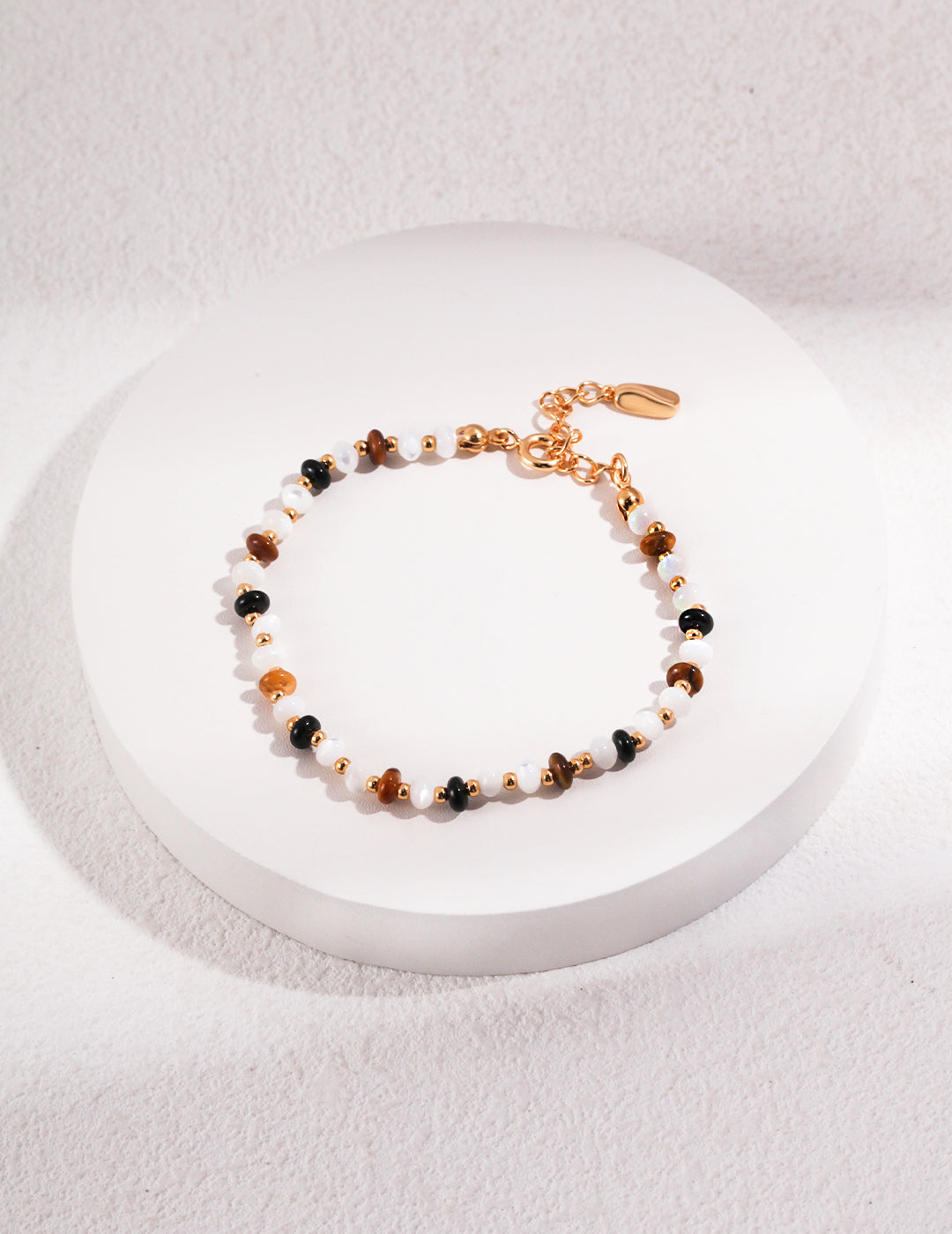 Pure Silver Tiger's Eye Stone Bracelet