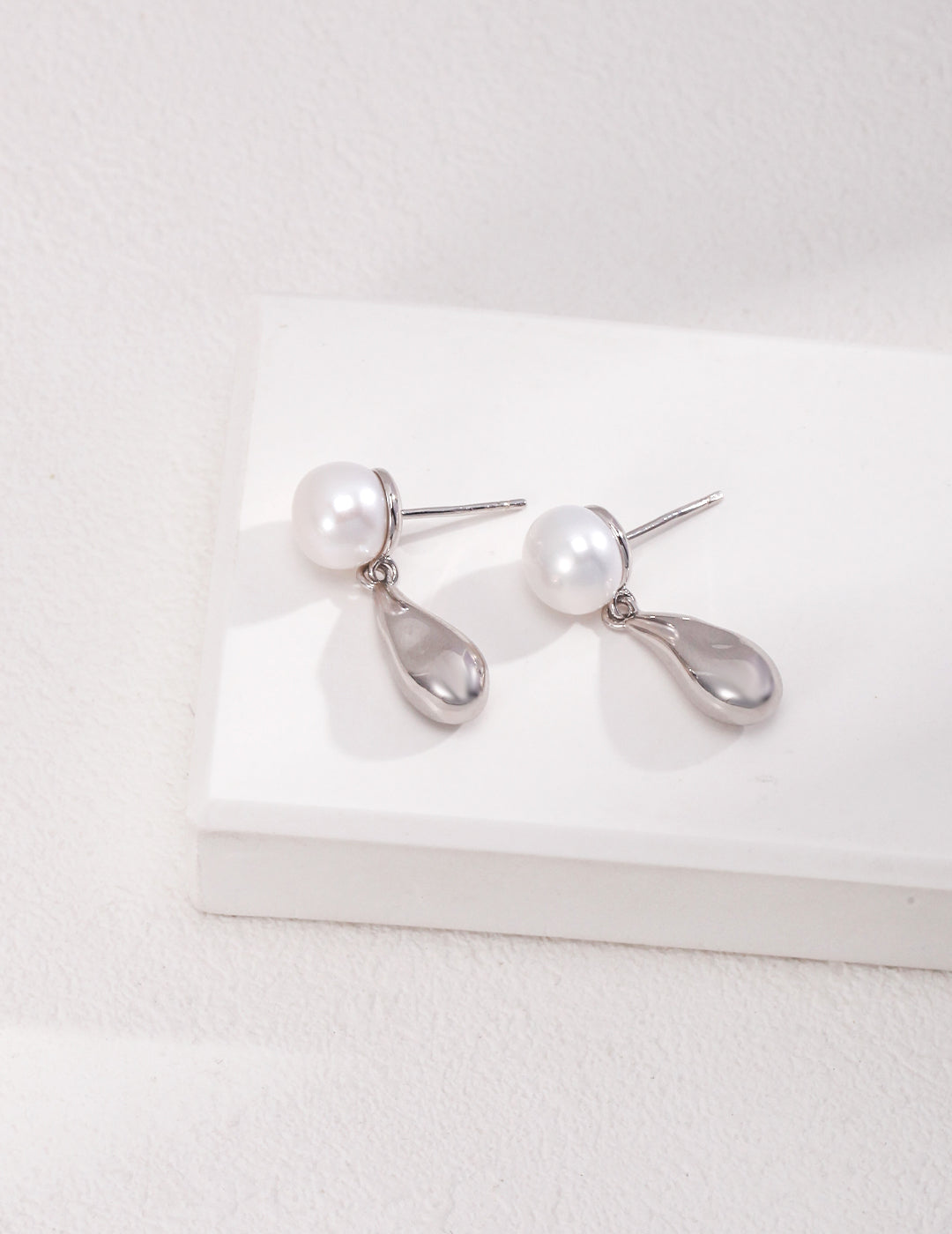 Silver Raindrop Earrings