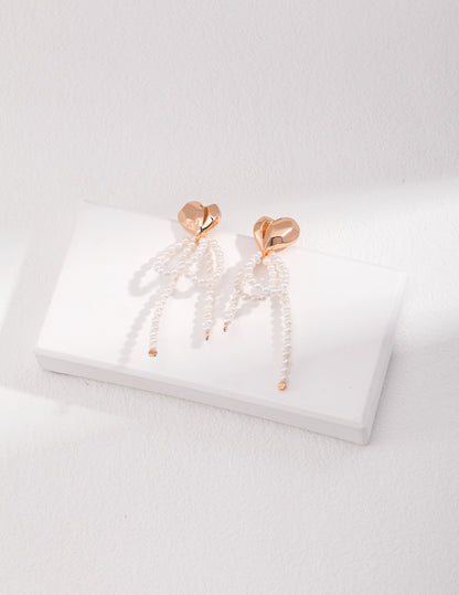 Bow Pearl Earrings