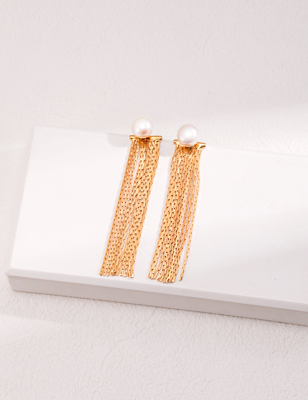 Pearl Fringe Earrings