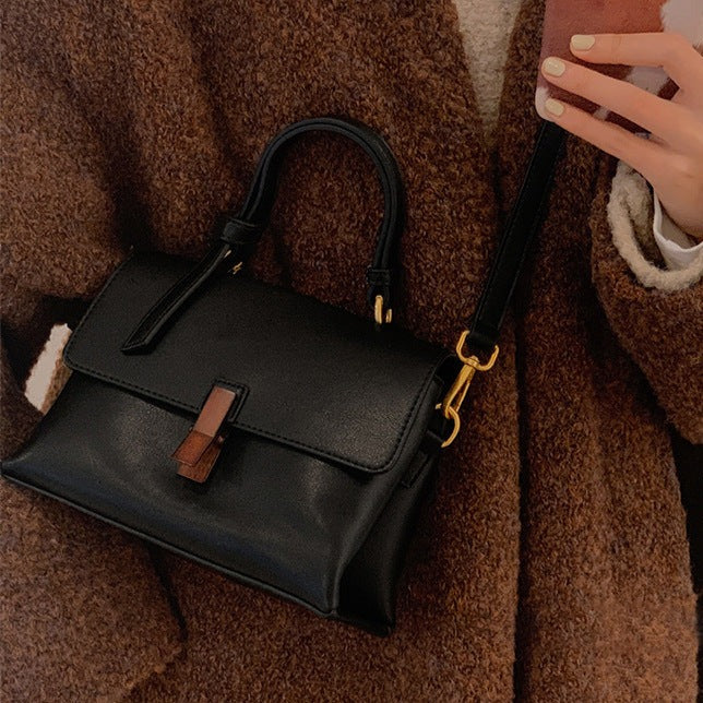 Structured Flap Handbag