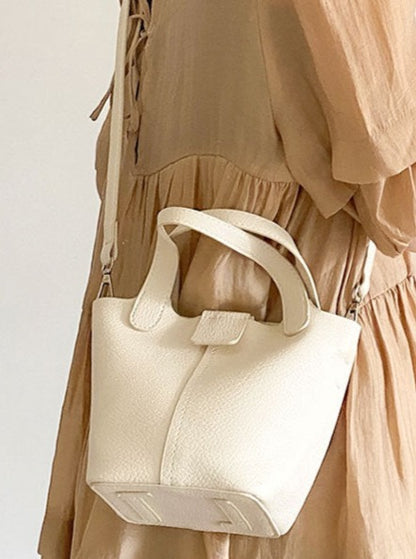 Soft Leather Bucket Bag