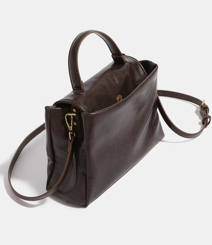 Soft Leather Textured Tote